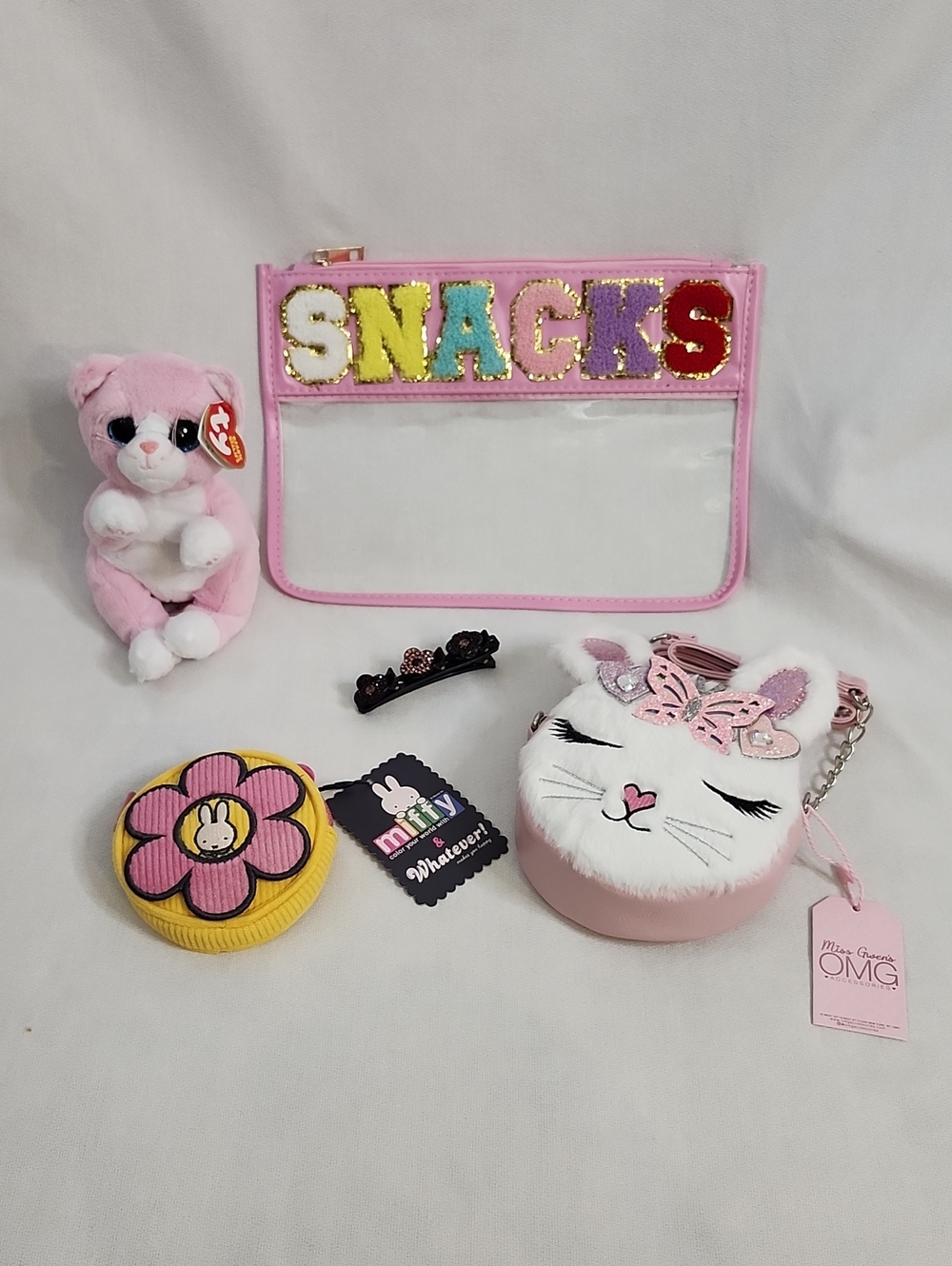 Miss Gwens OMG KIKI Plush Crossbody Bag & Accessories